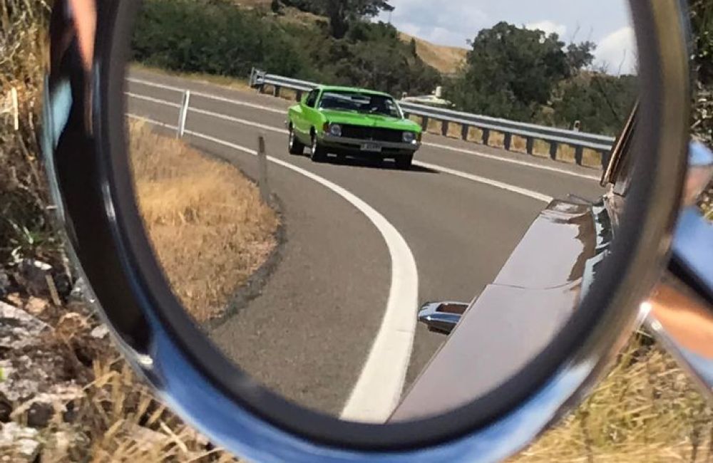 Go Green Charger in the VIP mirror