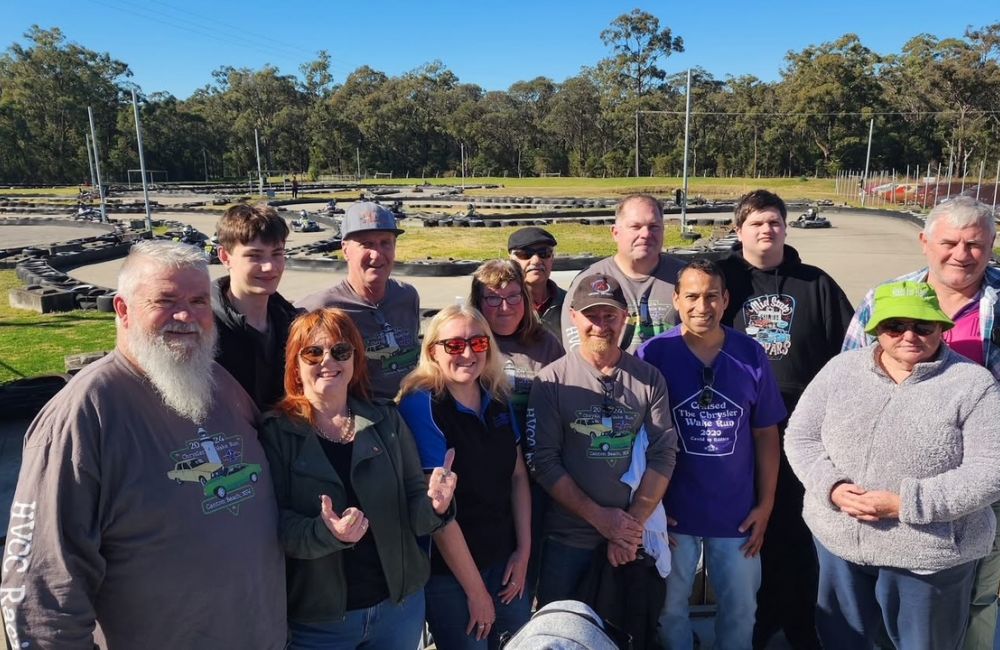 Group shot at Go Carts Go