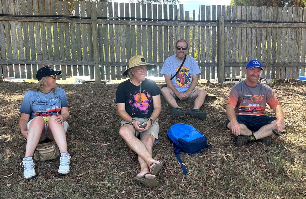 Chilling out at the Ettamogah on Saturday