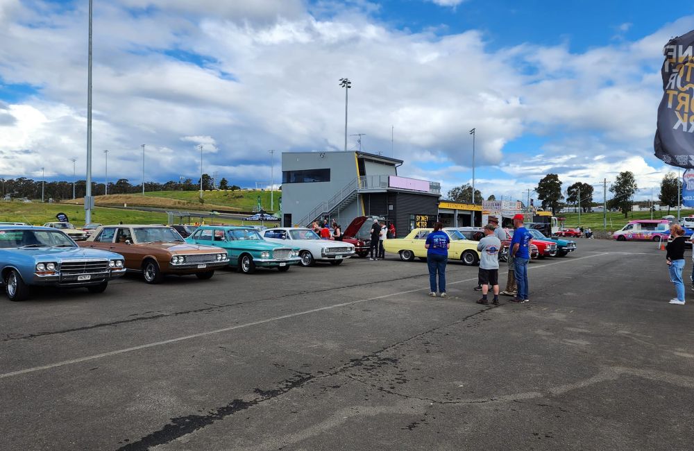 In the pits at Rolling 30